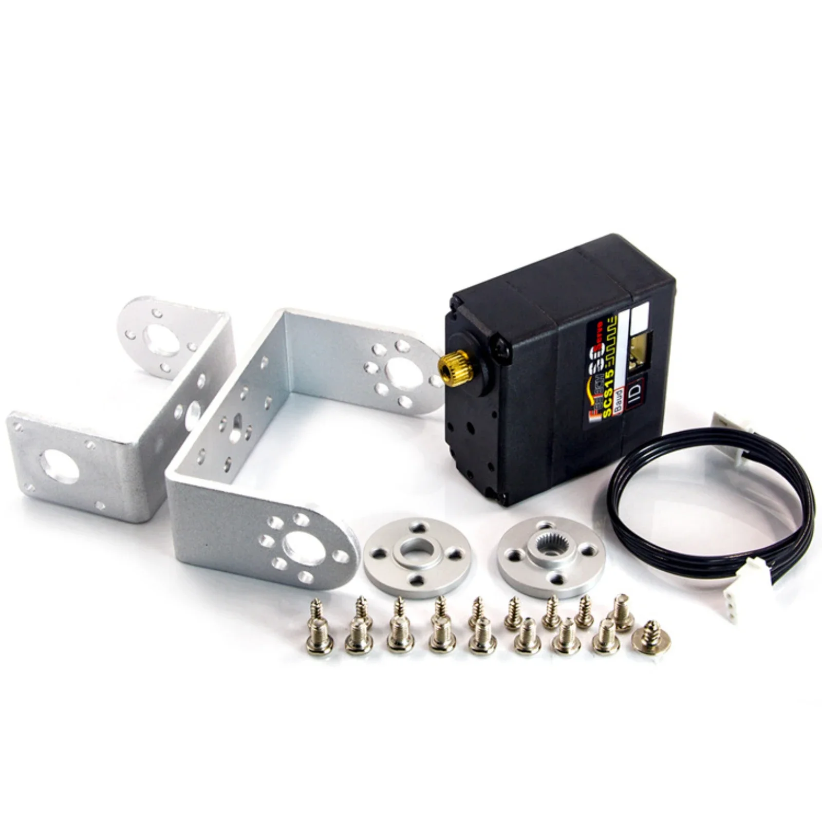 عزم دوران عالي 15 كجم 6 فولت ميتال جير RC محرك سيرفو مع ردود فعل مزدوجة للتحكم الذكي في قابض ذراع الروبوت (1/2/4 قطعة)