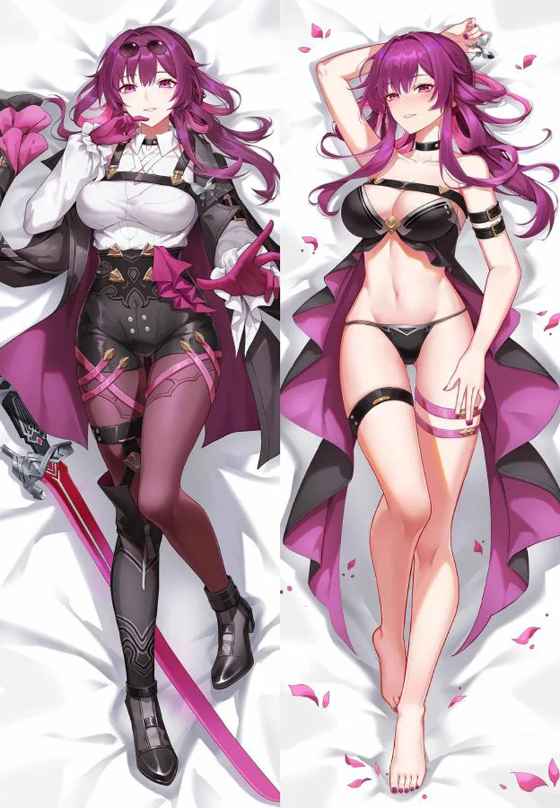 Honkai Star Rail Kafka Dakimakura Anime Hugging Body Pillowcase Cushion Cover Otaku Decor Pillow Case Waifu Gifts 2-Side Print