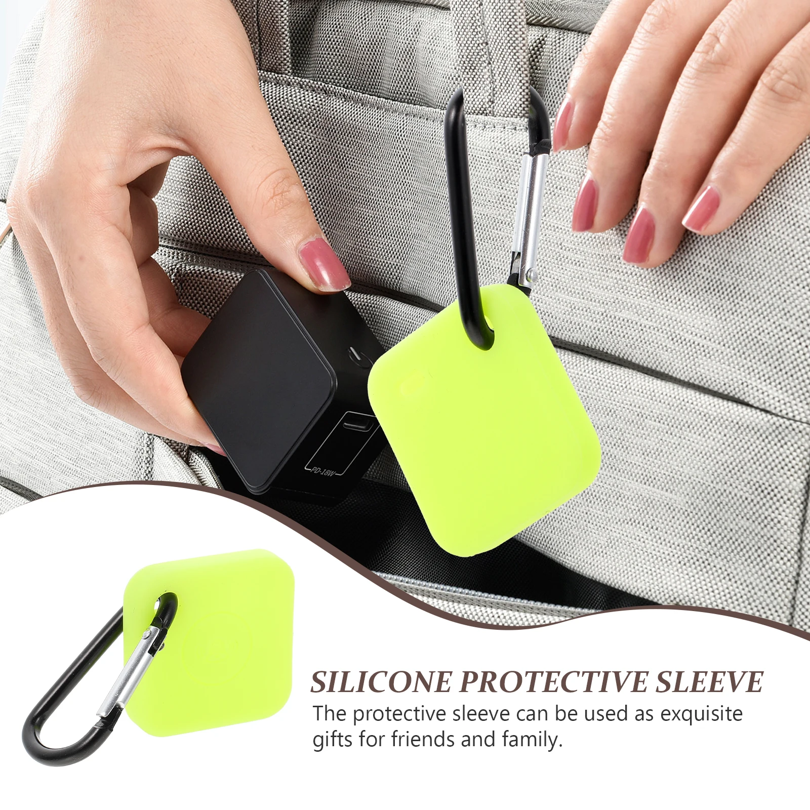 

Tracker Case Night Green Silicone Cover for Tile Mate Pro Shockproof Protective Shell GPS Accessories Pet