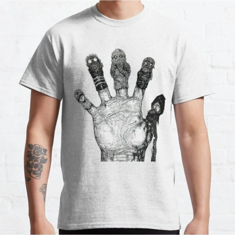 

0405 Manga Dorohedoro caiman Anime T shirt kaiman Manga Men's print Graphic Tee Shirt 100% cotton Y2K clothes All size tops