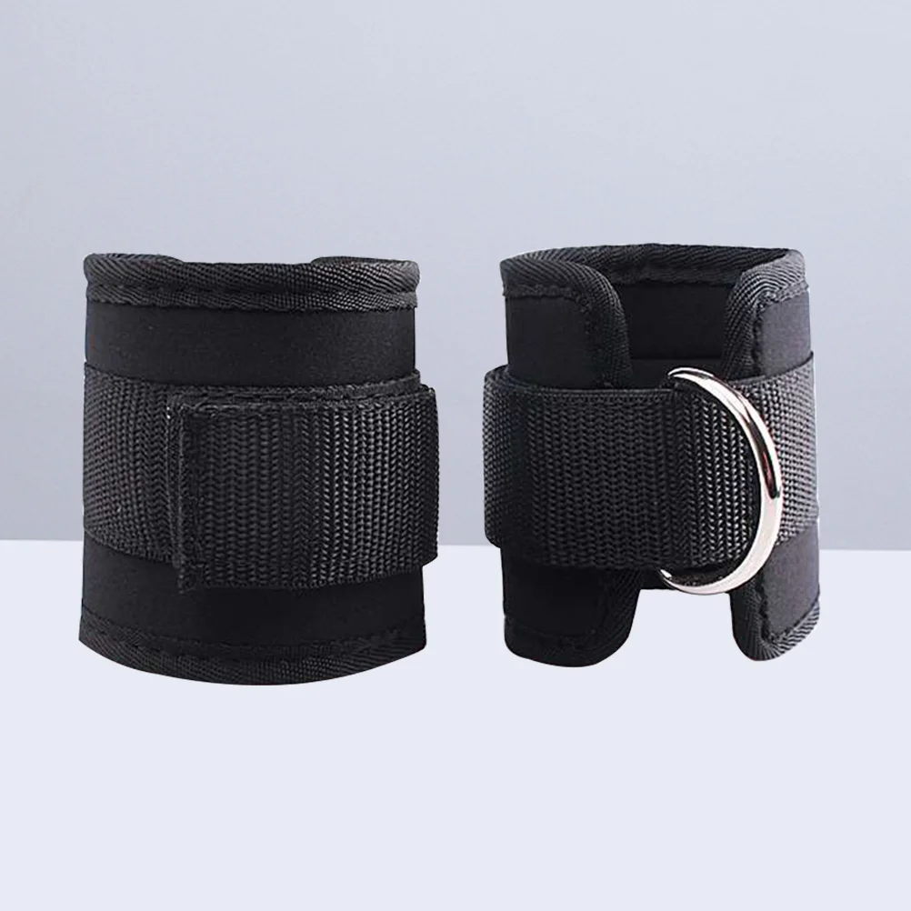 

2Pcs Ankle Straps Adjustable Padded Cuffs for Cable Machines Gym Leg Exercises and Lower Body Workouts Fitness Attachment