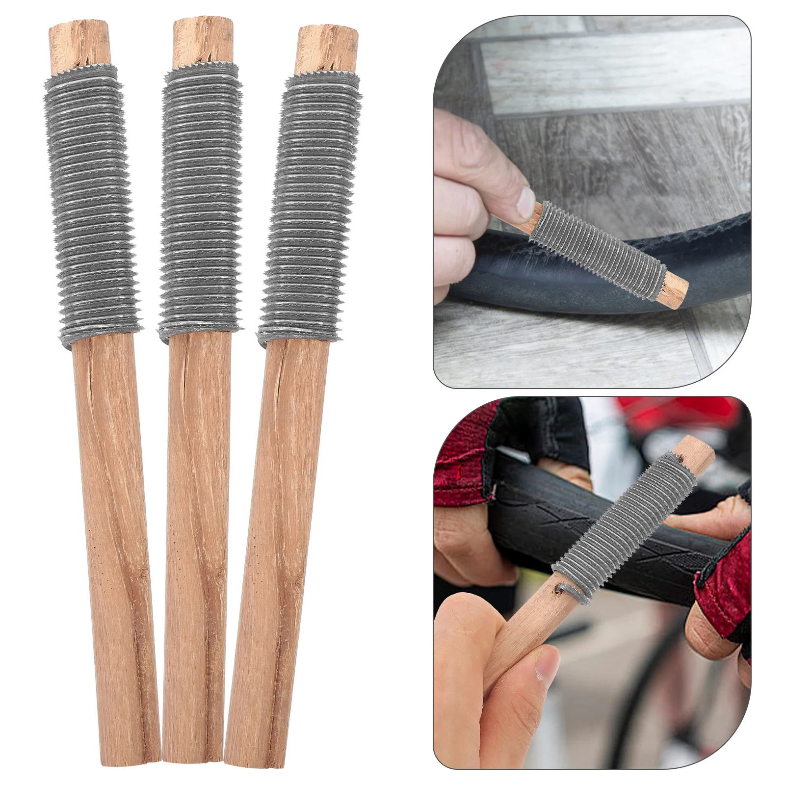 

8 Pcs Inner Tube Repair Tool for Bike Car Electric Wood Tire Rasp Patch File Bicycle Supply