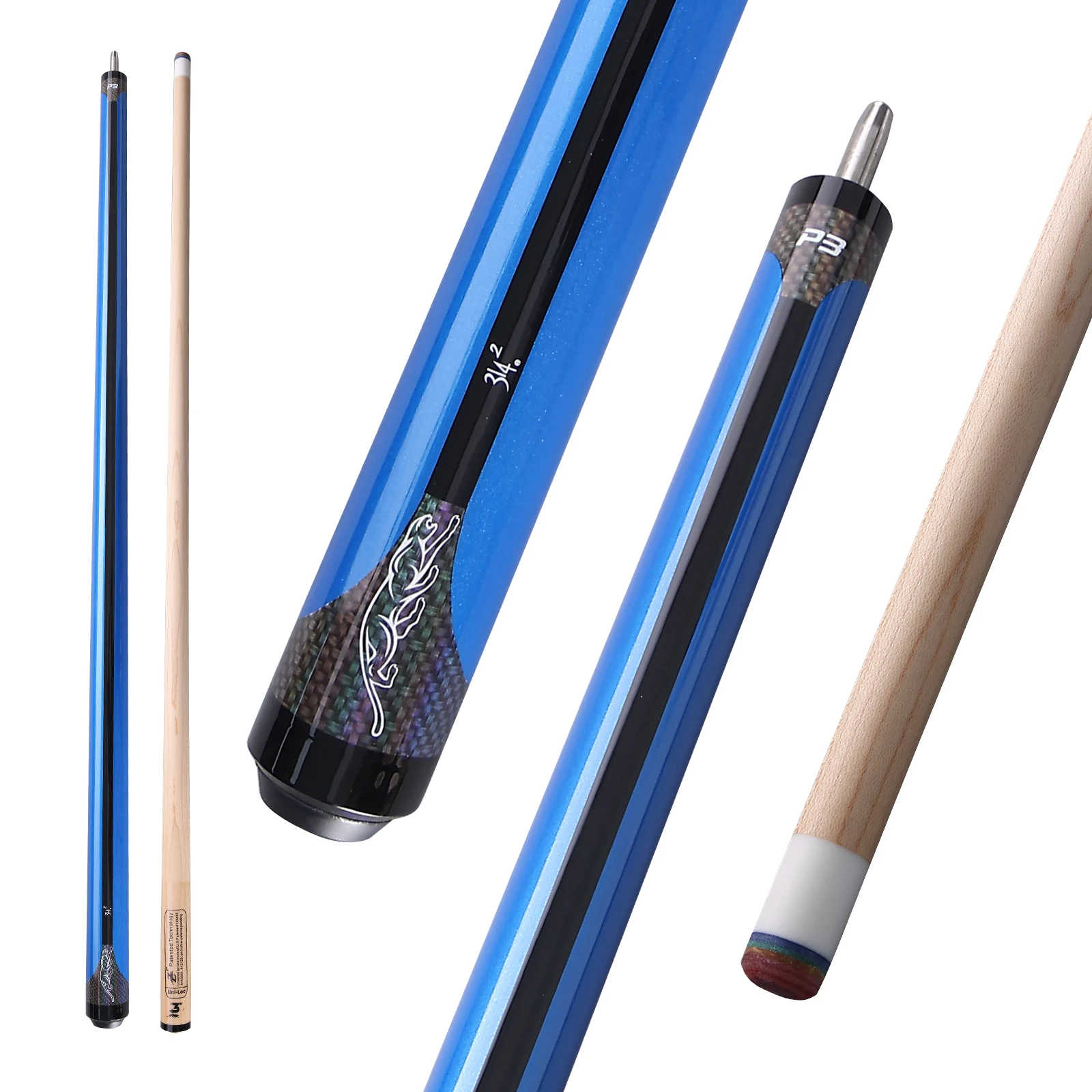 PREOAIDR P3 Series Pool Cue - 58