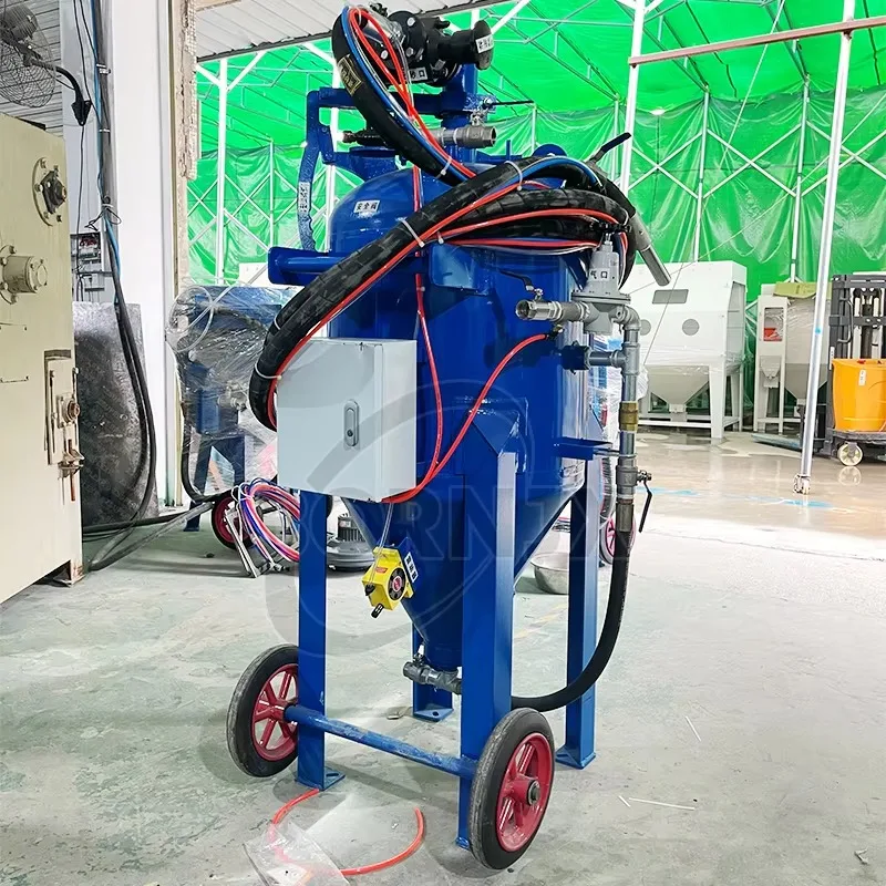 Mini Vacuum Sandblaster Dust Recycling Design Sandblasting Machine for Clean Working Environment No Dust Pollution