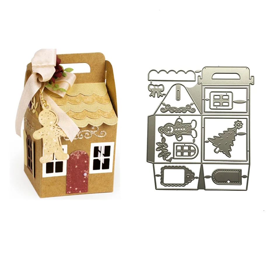 

Assembling the house Scrapbooking Cutting Dies Yiwu stock clearance DIY Paper gift Card Making metal craft Album
