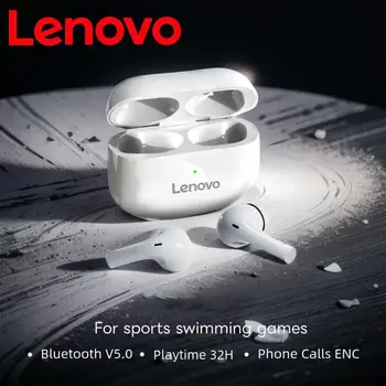 Orijinal Lenovo kablosuz kulaklıklar TWS Bluetooth kulaklık dokunmatik kontrol spor kulaklık Stereo kulakiçi telefon Android için