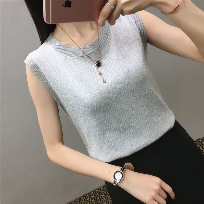 

Sweater Vest Women 6 Colors O-neck Slim Soft M-3XL Lady All-match New Arrival Clothing Spring Minimalist Solid Ulzzang Simple