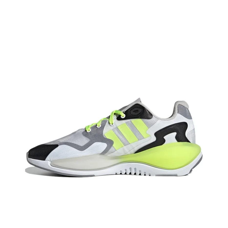 Adidas Originals ZX Alkyne Casual Shoes Unisex Low Top White/Gray/Green FX6227