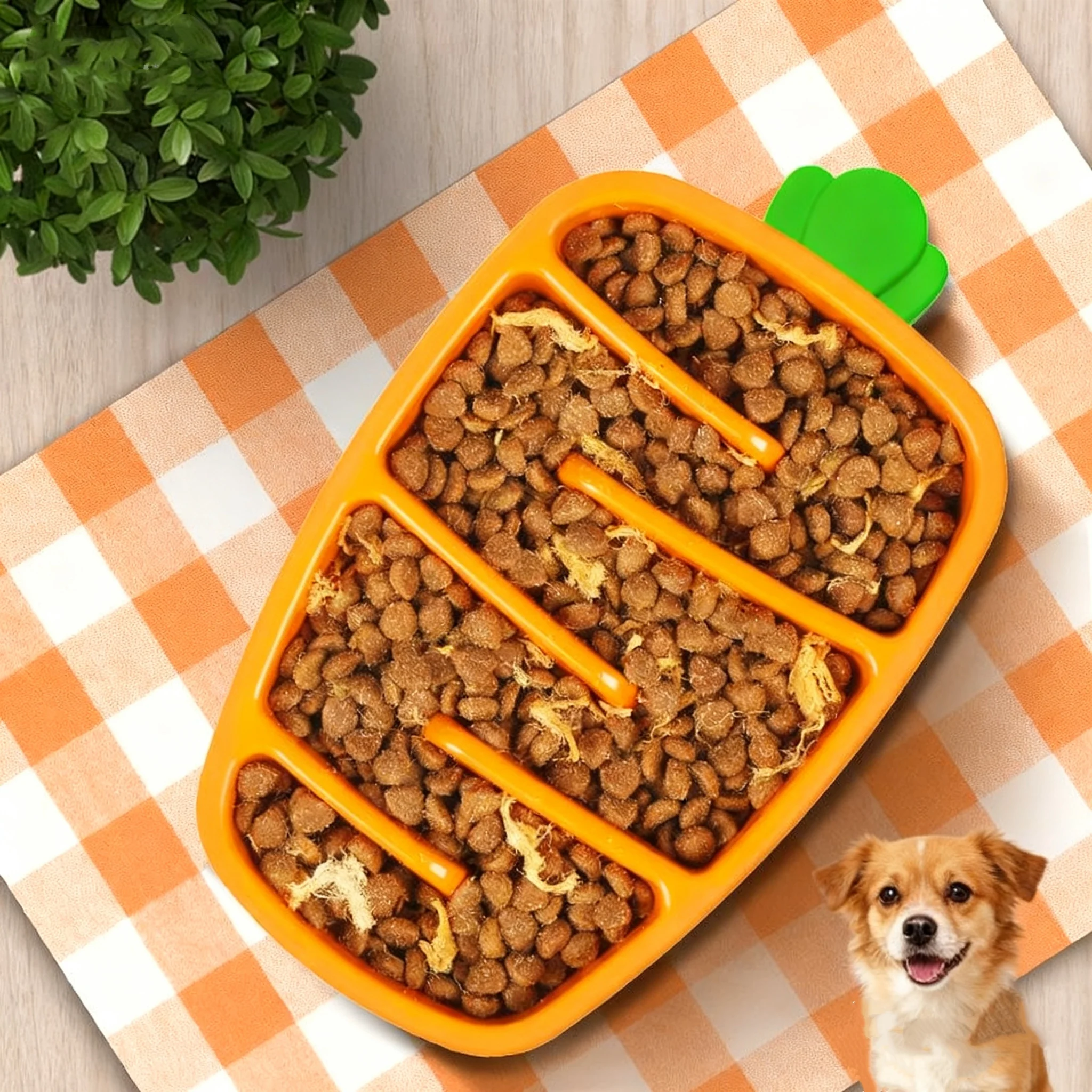 Slow Feeder Dog Bowl - Tigela Superdesign para Alimentação Lenta, Suprimentos