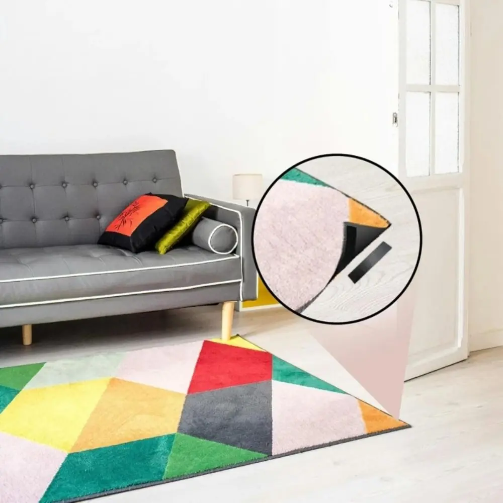Sticky Backing Adhesive Fastener Patch Thin Hidden Design Peel And Paste Car Floor Mat Fixation Sticker Reliable Adhesive