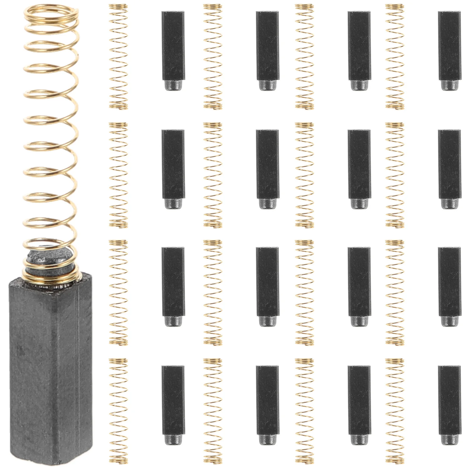 

20Pcs Premium Sewing Machine Carbon Brush No Burr Surface Easy to Replace Motor Maintenance Tool Motor Cleaning Accessories