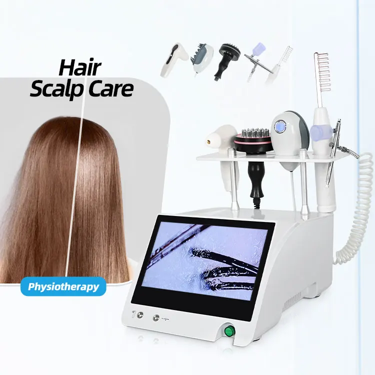 Professional Electric Head Scalp Massager Vibrating Hair Brush Comb Massager Hair Scalp Treatment Equipment Hair Scalp Machine
