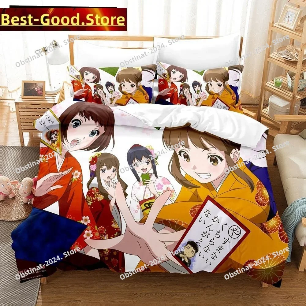 

3D Print Anime Kawaii Wake Up, Girls! Bedding Set Single Twin Full Queen King Size Bed Set Adult Kid Bedroom Duvet cover Sets