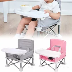 Chairs Baby Travel Booster Seat Portable Protective Seat Children Lunch Dinner Seat Foldable Camping Chair Dining Tray for Kids