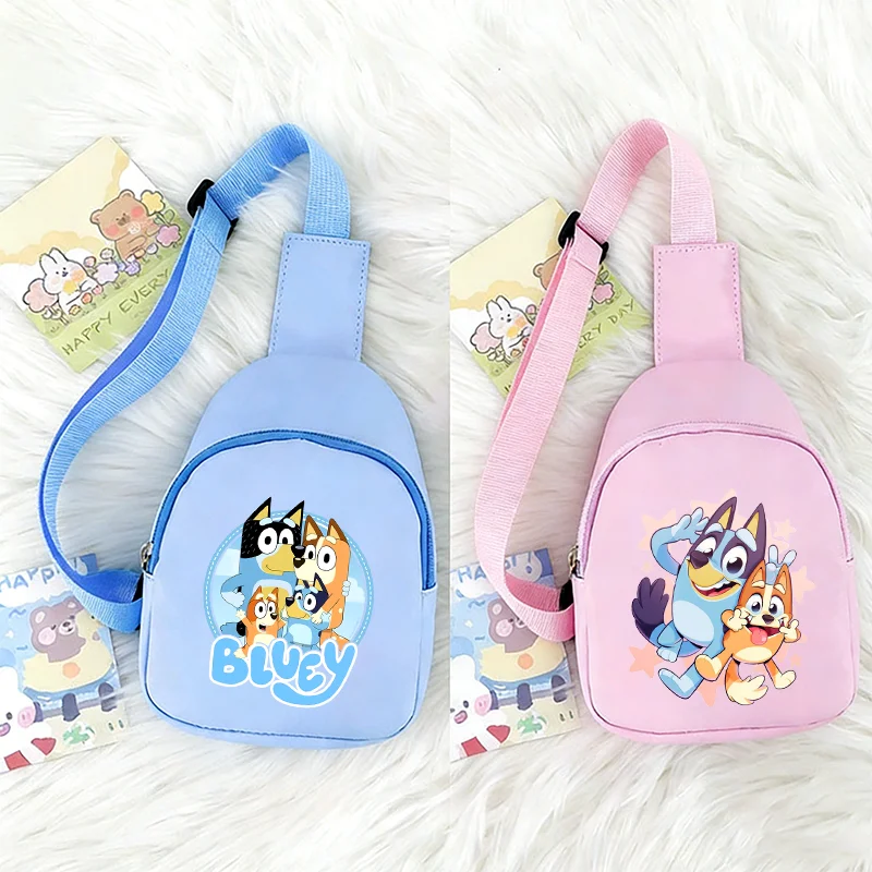 

Сумка-кроссбоди Blueye Bingo Chest Package для мальчиков и девочек, модная наплечная сумка для студентов, милый аниме-дизайн, портативная, для вечеринок, игр, подарок