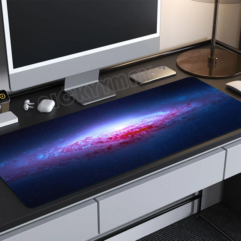 

Mouse Pad Space Large Gamer Mousepad Desk Mat XXXL Mouse Mats 31.4x11.8in Rubber Desk Pad Design Table Carpet Mousepads