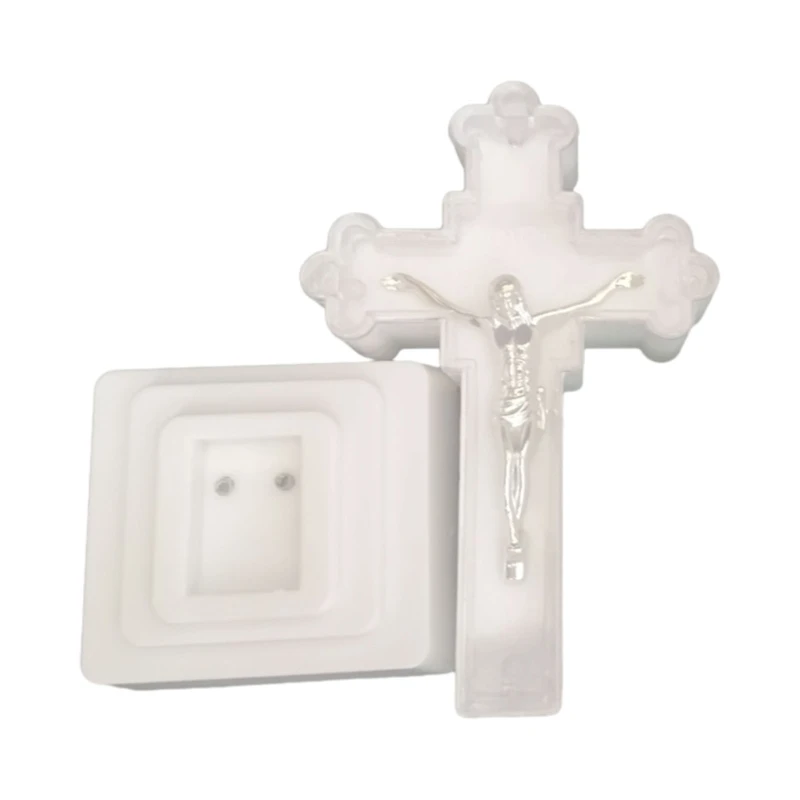 

Light up Decoration LED Night Lights Battery Powered Crucifix Statue for Religious Christian Easter Wedding Decor D08D