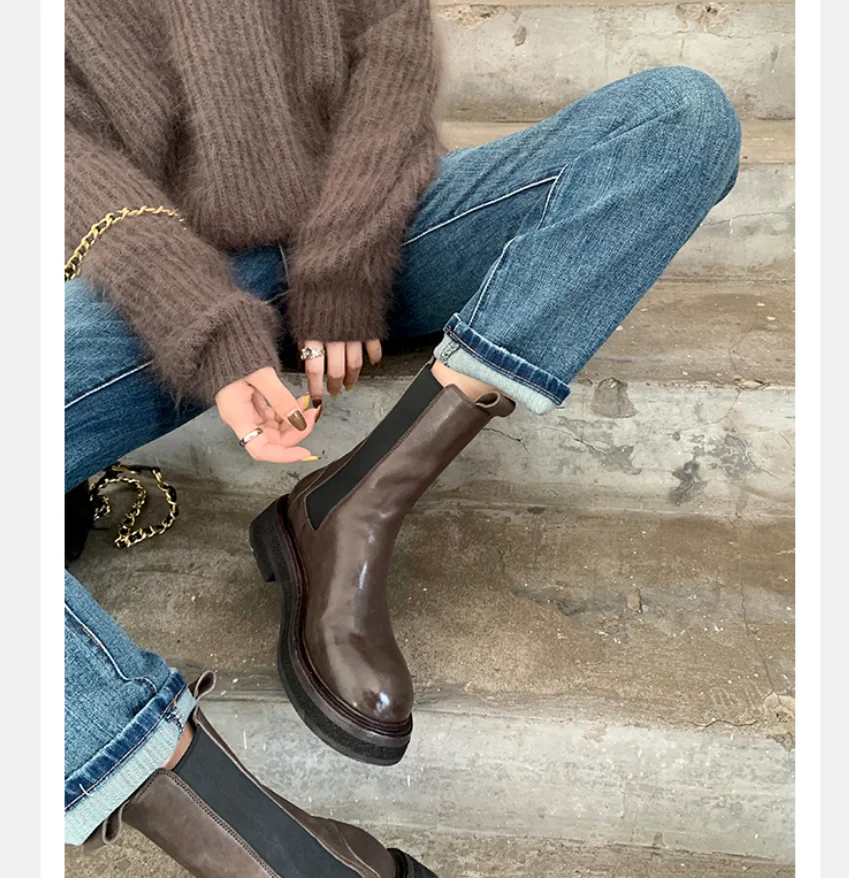 Botas a media pantorrilla de c - Leather Work Western reseña y precio