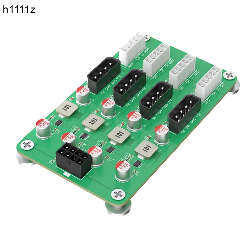 ใหม่ ATX 6/8Pin 12V ถึง5/12V 4PIN 4X + 5PIN 4X แหล่งจ่ายไฟ Breakout โมดูลเชื่อมต่อโมดูลสำหรับ ATX PSU 2.5/3.5 "SATA HDD