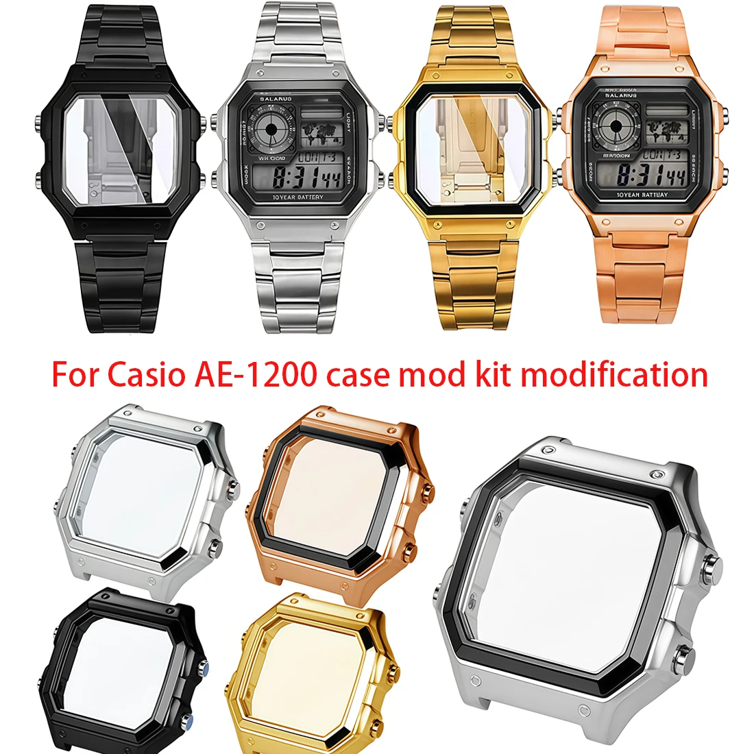 Nieuw Casio horloge met metalen ring en ongewone band binnenkort op de markt