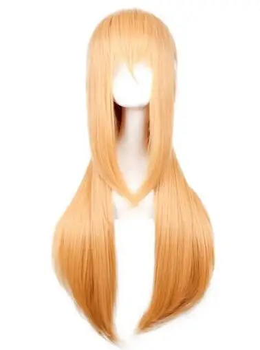 Anime Sword Art Online Yuuki Asuna Long wig Cosplay Costume  Yuki Asuna Women Synthetic Hair Halloween Party Role Play wigs