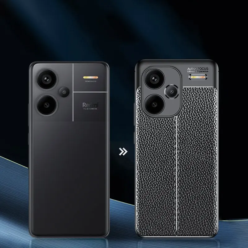 For Redmi Note 13 Pro Plus Case Redmi Note 13 Pro+ Cover Shockproof TPU Soft Leather Phone Funda Bumper Redmi Note 13 Pro Plus
