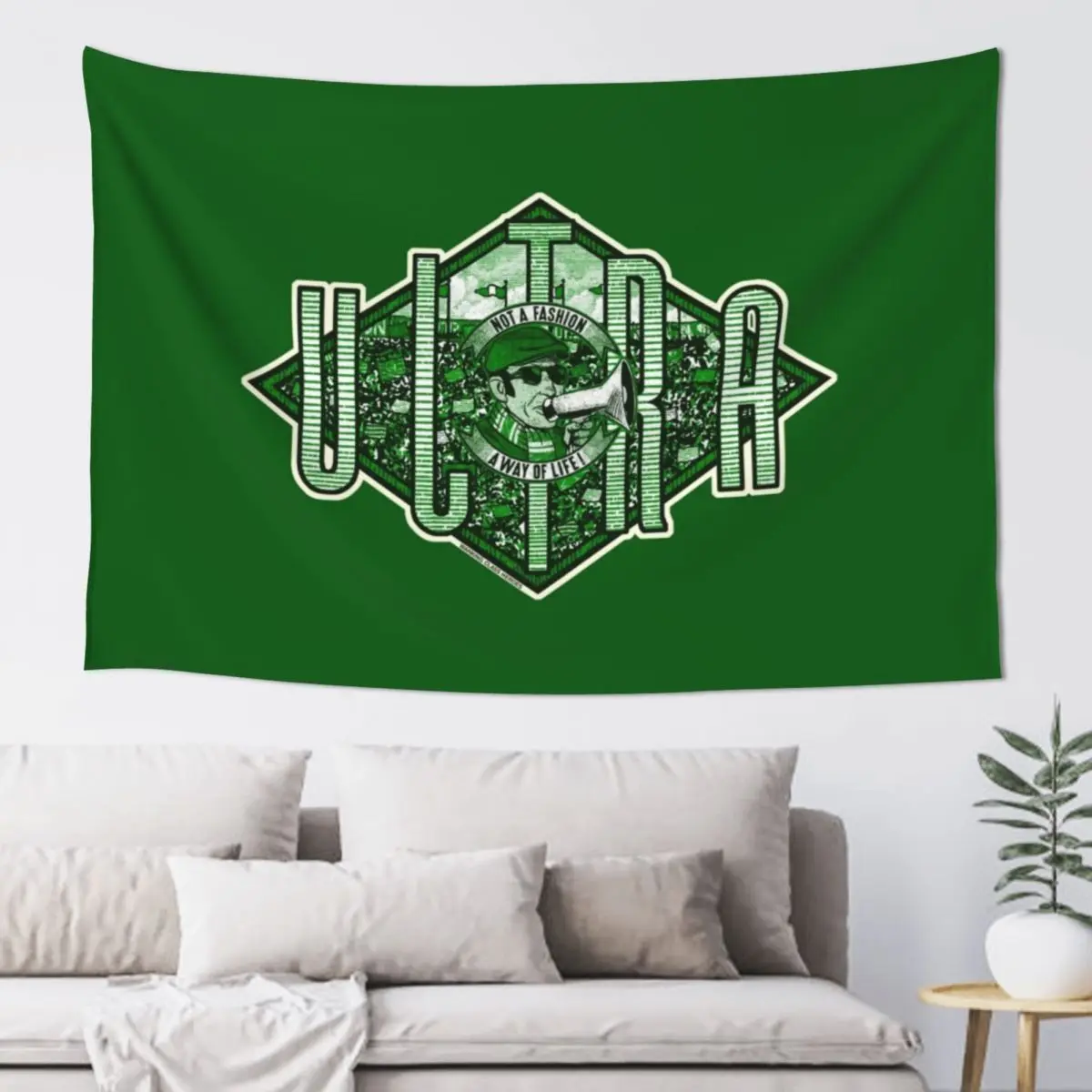 

VECCHIO ULTRAS by Wanking Class heroes! (green and white edition) Tapestry Decorations For Your Bedroom Bedroom Decor Tapestry