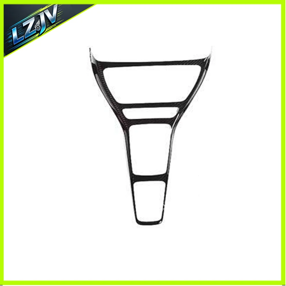 LZJV For Mercedes AMG GT GT53 GT43 63 DRY Carbon Interior Trims Center Console Gear Shift Frame Cover Panels 2020-2023