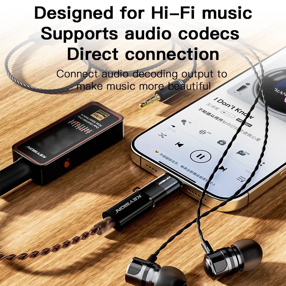 KEYSION Lightning to USB C Audio Adapter Type-C OTG Connector for iPhone 11 12 13 14 Pro Max XR XS SE 8 7 Charging Data Converte