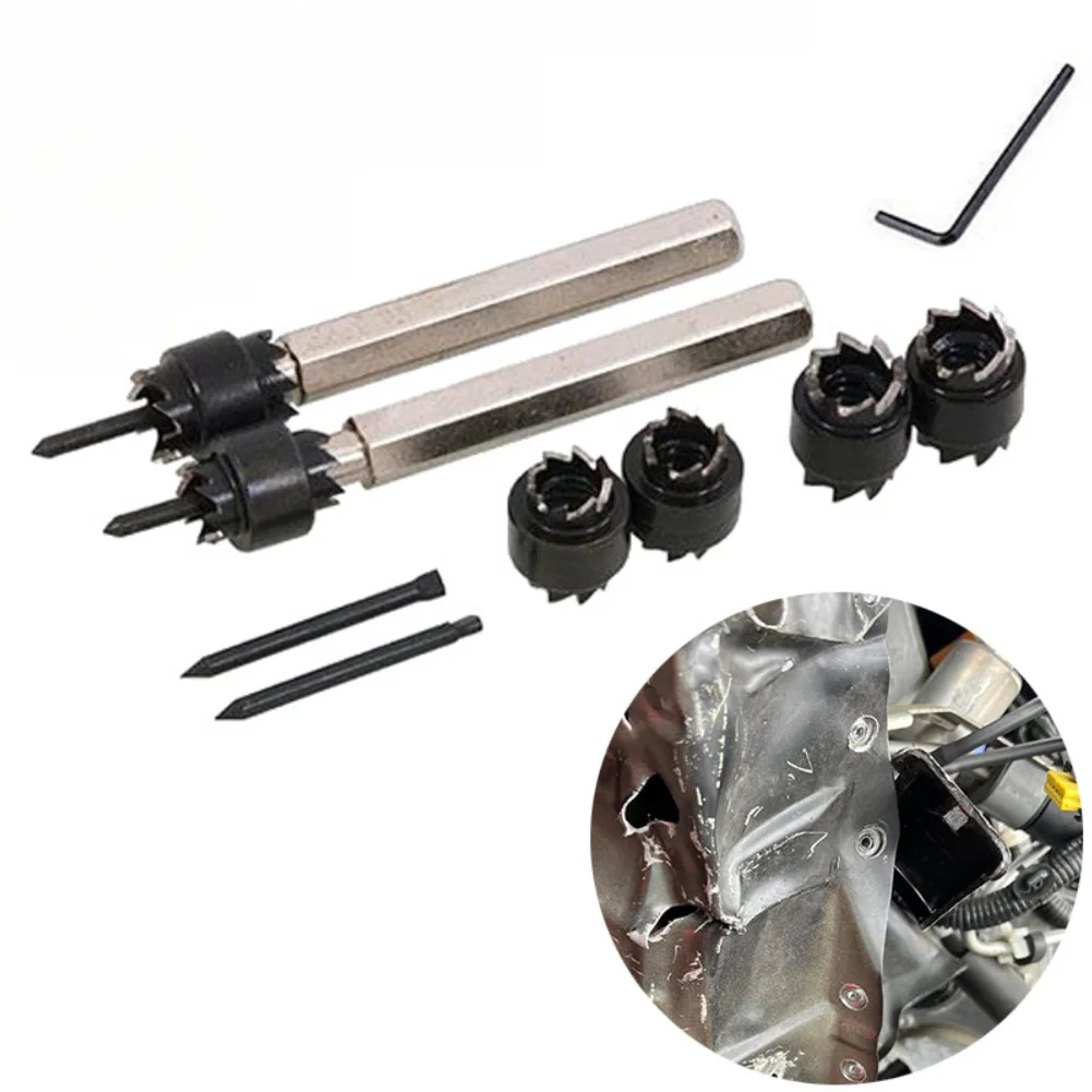 

Spot Welder Spot Weld Drill Spot Weld Cutter High-speed Steel Double-sided Blade Design Quick Cutting For Thin Metal