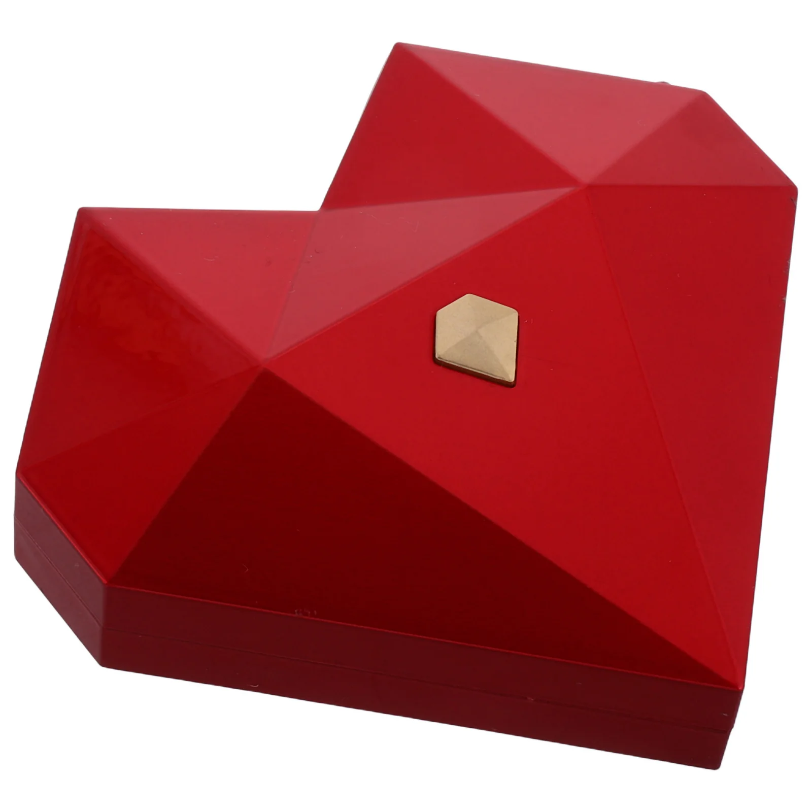 

Шкатулка для драгоценностей в форме сердца, автоматический открытый держатель для колец, компактная коробка для хранения, предложение на День Святого Валентина, свадьба, романтика