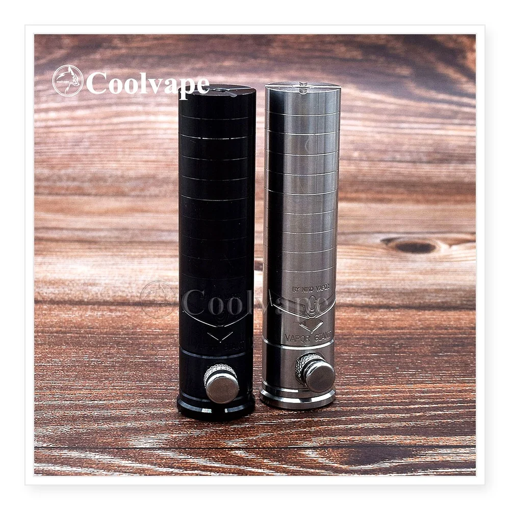 Vapor Giant Mechanical Mod 18650 Battery, Stainless Steel E-Cigarette Mod Compatible with 510 Thread RDA/RTA Atomizers