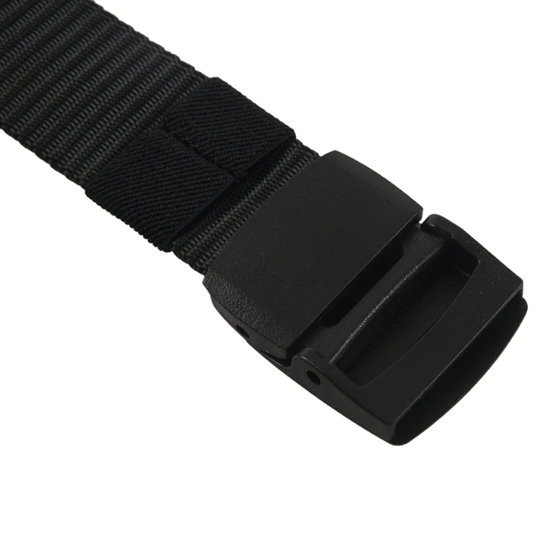 حزام قماش البرية للرجال ، معدن الحرة البلاستيك التلقائي مشبك ، 3X