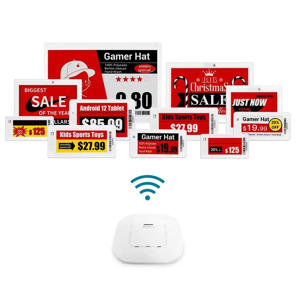 Elektronisches Regaletikett, Preisschild, E-Paper, E-Ink-Bildschirm, ESL-Digitalsystem für Supermarkt, Lager, Convenience Chain Store