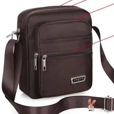 

Повседневная мужская сумка через плечо из канваса и оксфордской ткани, деловая сумка-мессенджер, модная водонепроницаемая сумка в корейском стиле для продавцов