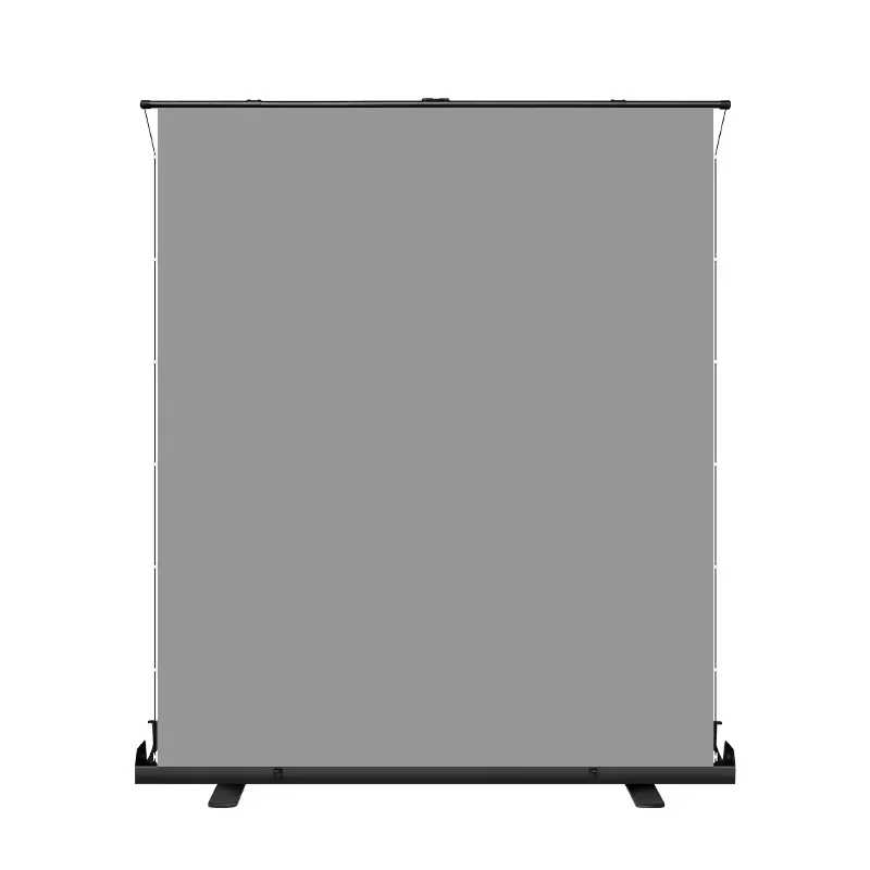 Yovanxer 16:9 ALR شاشة عرض سحب ما يصل إلى علامة التبويب التوتر غلاف أسود لمعارض السينما المنزلية للاستخدام الخارجي