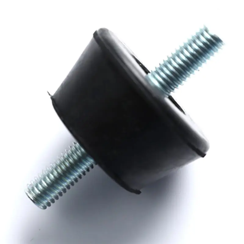 SEWS-For 1-3P AC Outdoor Unit Shock-Absorbing Pad Feet 4-Pack Double External Thread Anti-Vibration Mounting Brackets Buffer