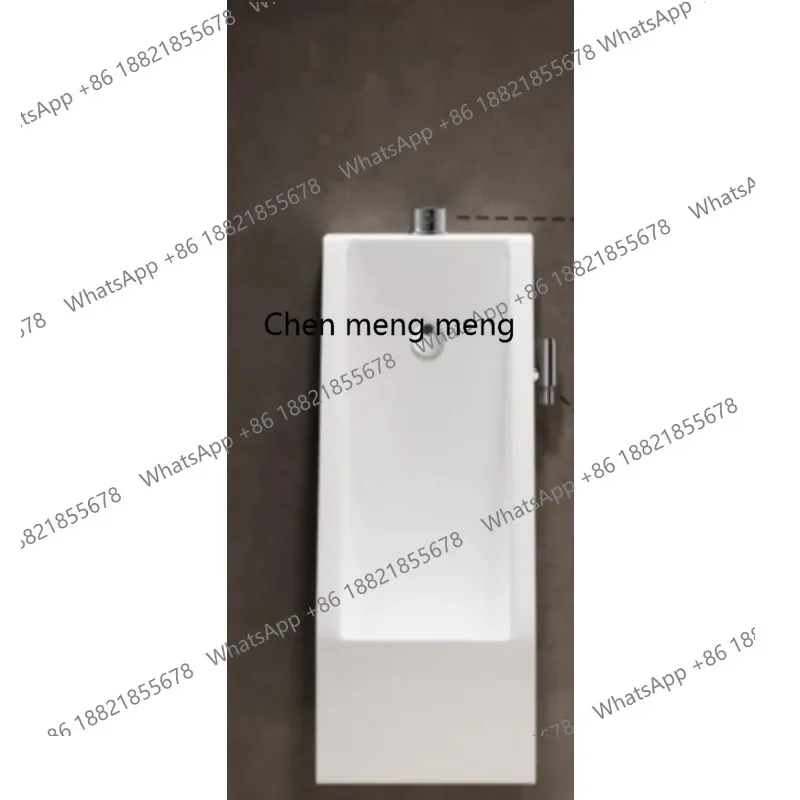 

X Home improvement ultra-narrow square wall-mounted urination, manual automatic dual-purpose ceramic urinal