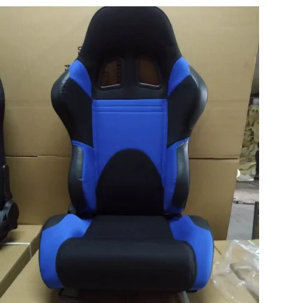 JIABEIR JBR10008 Universal Vehicle Slider Simulator Gaming Station Adjustable Sim Bucket Sport Seat PVC 2ps