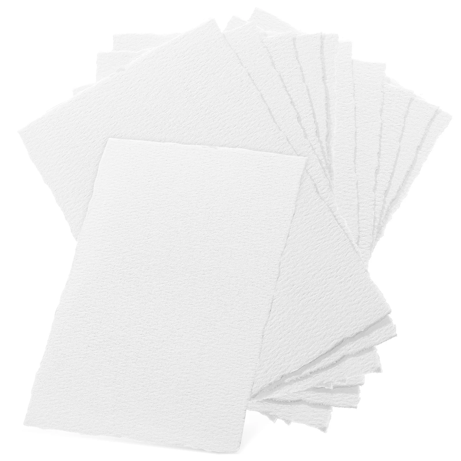 25 ورقة من ورق الألوان المائية بالضغط البارد بحافة سطح سميكة أوراق خشنة للرسم بالألوان المائية ولوحة الرسم للفنانين