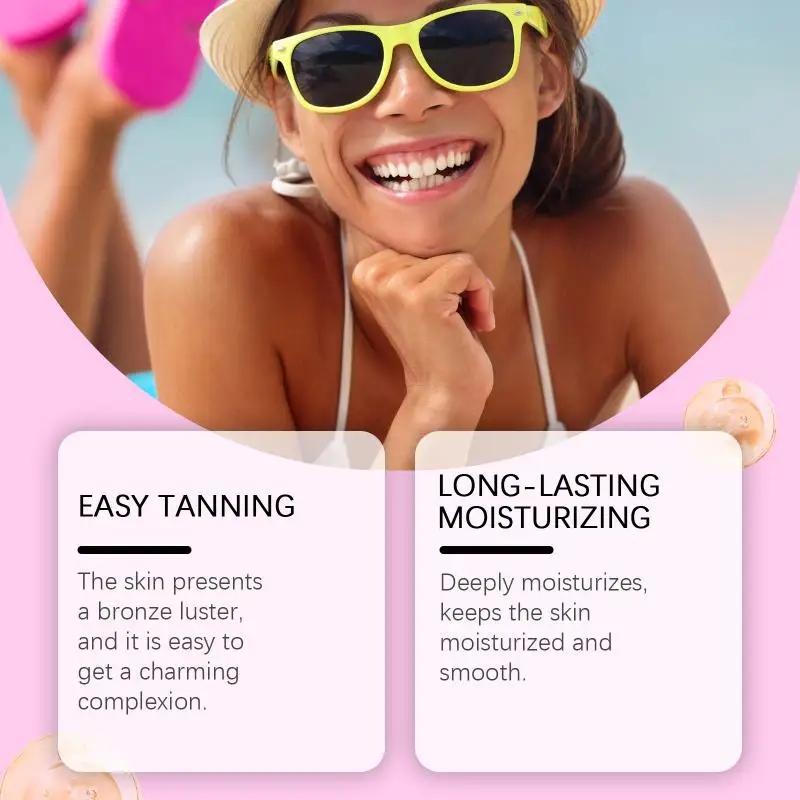 Self Color Correcting Tanning Oil Drops Fast Skin Bronzer Hydrated Moisturizing Formula for Face and Body Perfect for Sun Lovers