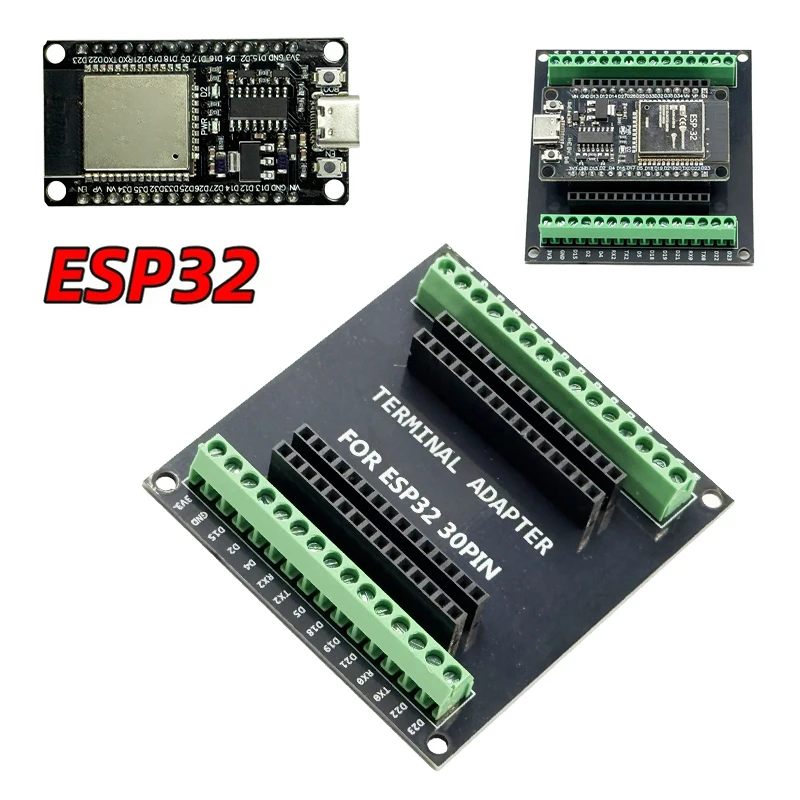 ESP32 Entwicklungsboard Erweiterungsplatine Kompatibel mit ESP32 WiFi Bluetooth Modul ESP-CH340C Ultra-Low-Power Erweiterungsplatine 30 Pin