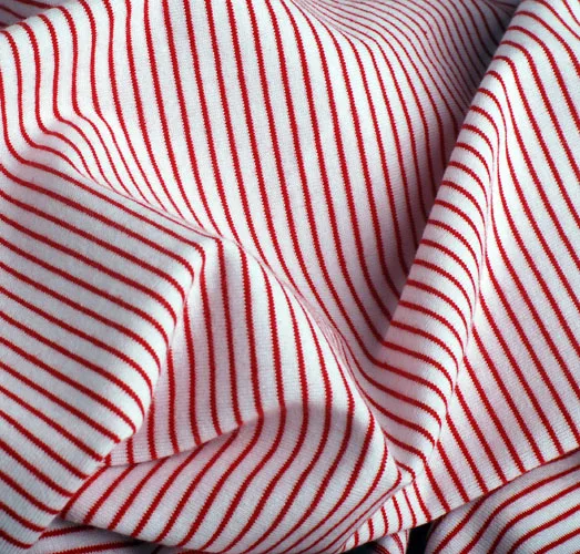 wide 1mm stripe 100% cotton knitting elastic fabric DIY sewing clothing cloth 165cm wide 100% tissu hometextile tela sewing