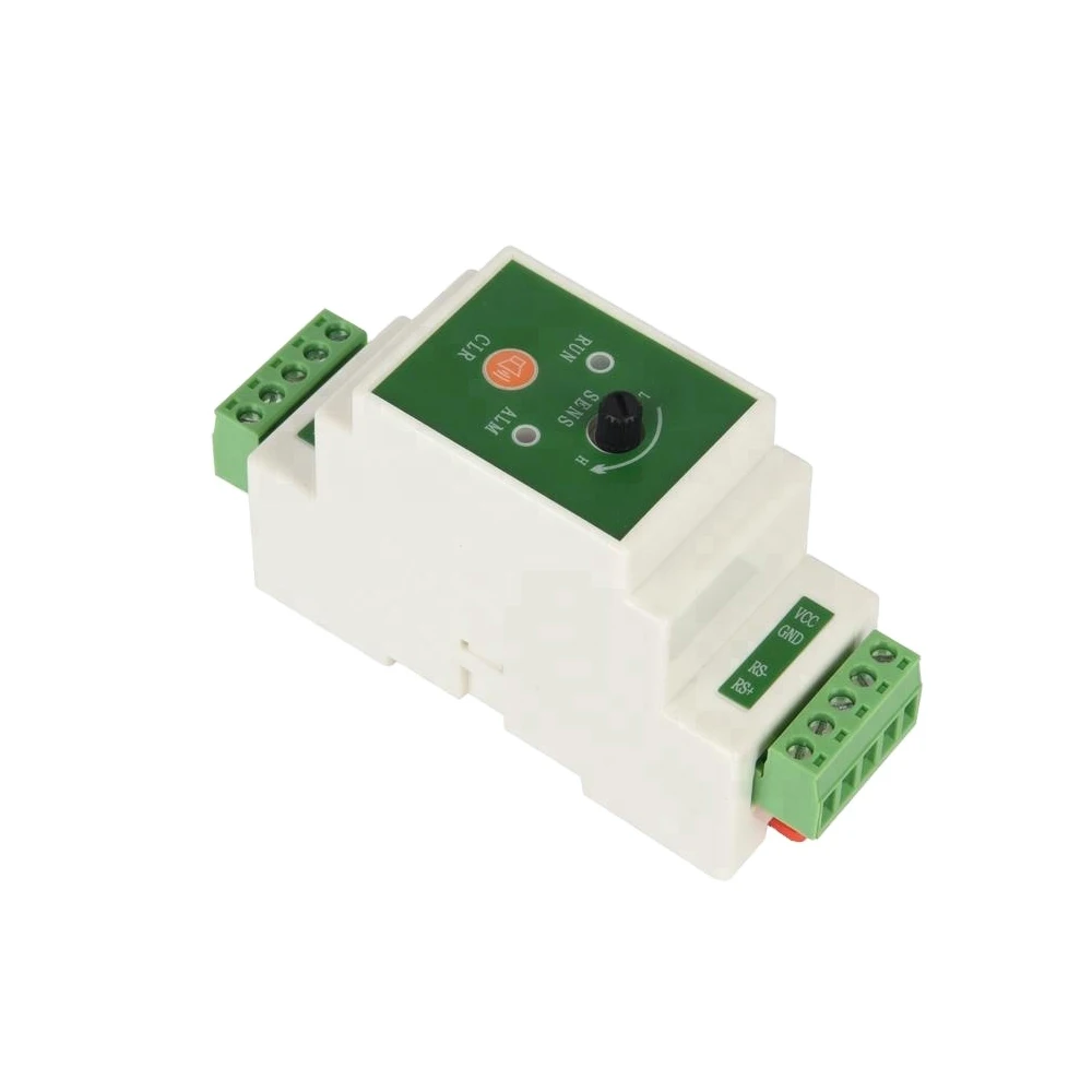 RS485 Relaisuitgang 2-pins Niet-lokaliserende waterlekalarm Sensing Kabeldetector Waterlekkage Alert Controller