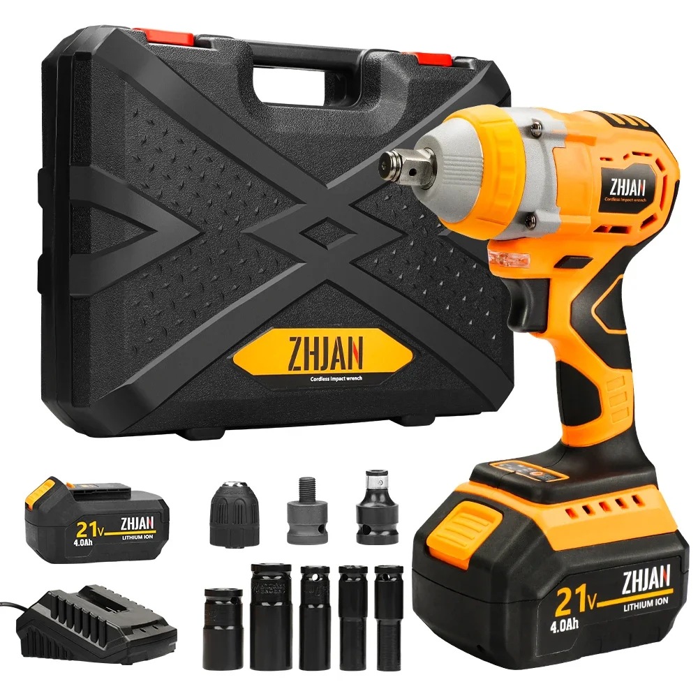 Tool Combo Kit 21V Electric Screwdriver 300NM Brushless Cordless Screwdriver Impact Set Cake Other Hand Tools Box Lithium Drill