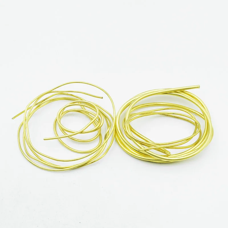 Soft Fully Annealed Brass Round Bare Wire For Jewellery Craft 0.3 0.4 0.5 0.6 0.7 0.8 0.9 1 1.2 1.3 1.4 1.5 1.6 1.8 2 3 4 5 6mm
