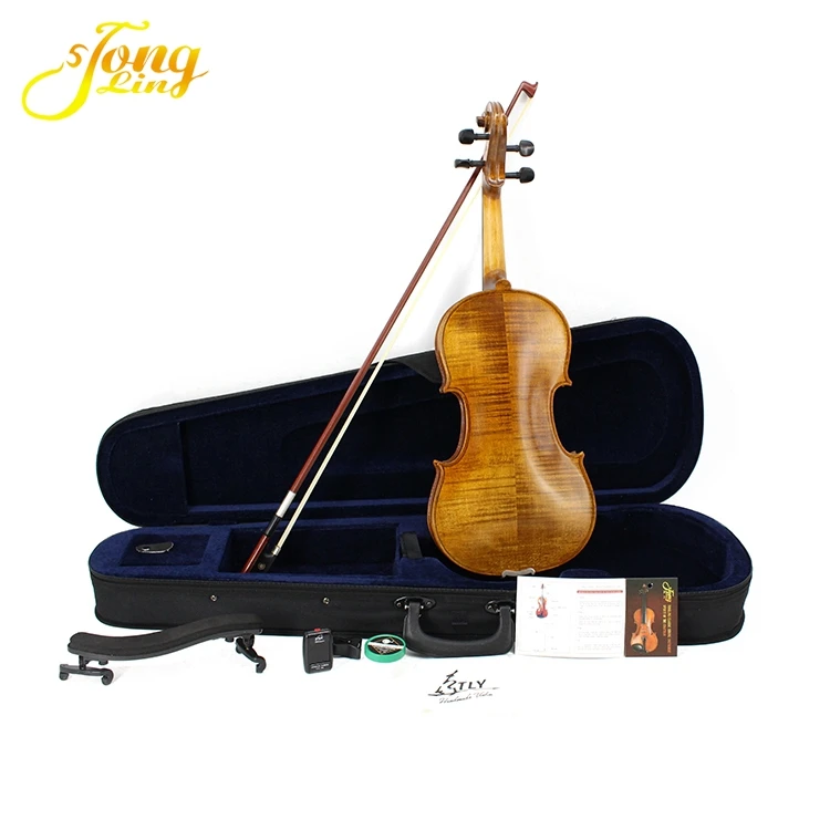 China Full Size High Grade Student Handmade Violin Factory