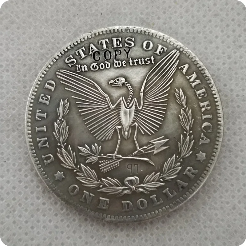 عملات تذكارية ، نوع # 23_ هوبو عملة نيكل ، 1899-p ، دولار مورغان ، عملات طبق الأصل