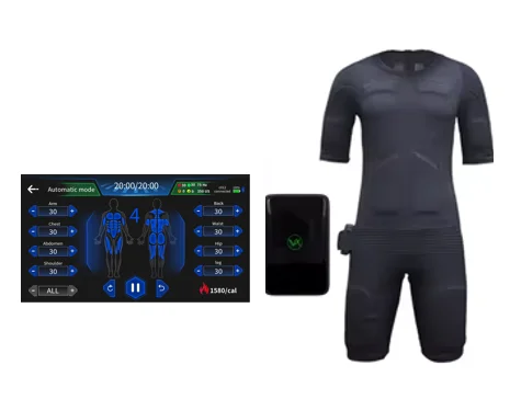 

Wireless Muscle Stimulation Suit Electric Stimulation Suit Fitness EMS Suit Training for Muscle Stimulation