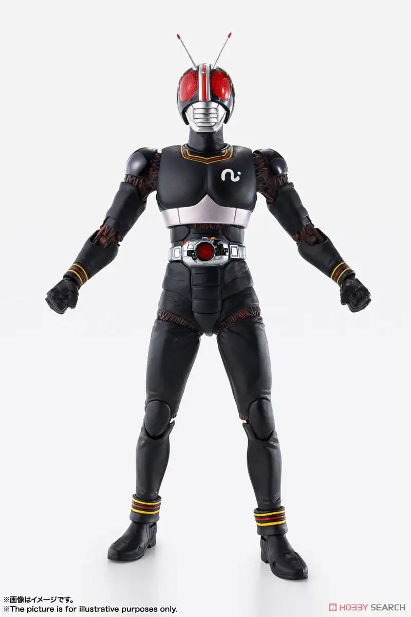 BANDAIS-Black SHF Tokusatsu شخصية أنيمي ، موديل قابل للتحصيل ، راكب مقنع ، هدايا للأطفال ، أصلي ، متوفر